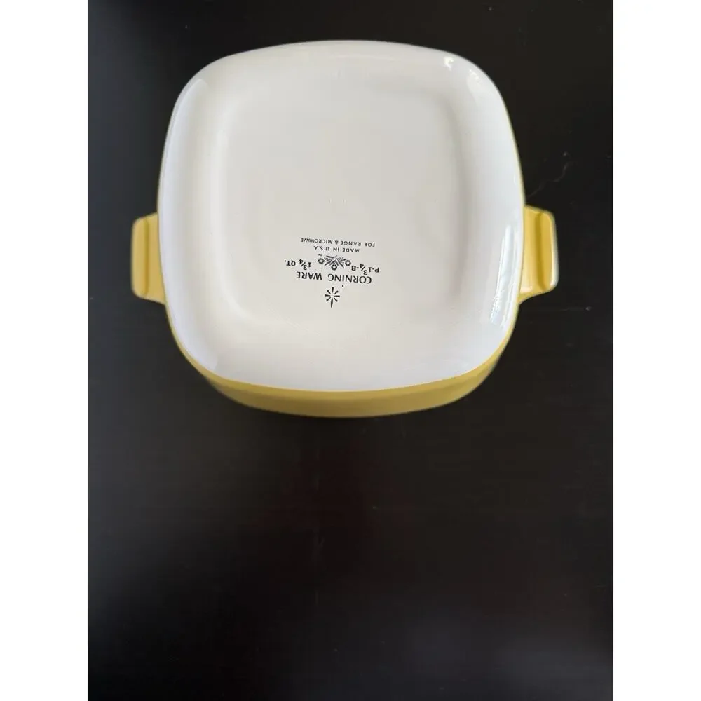 Vintage Corning Ware Harvest Gold P-1 3/4-B 1.75 Qt Casserole Dish - No Lid